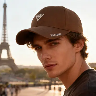 Korean Style Embroidered Baseball Cap for Men Women
