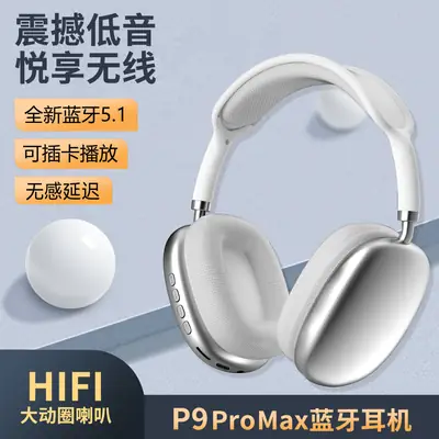 Manufacturer's Popular P9Promax Head-Mounted Bluetooth Headset Wireless Long-Lasting Headset Wireless Sports Game Universal