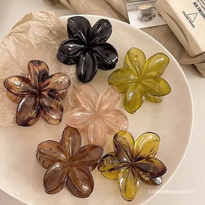 French Retro Flower Hair Clip for Women