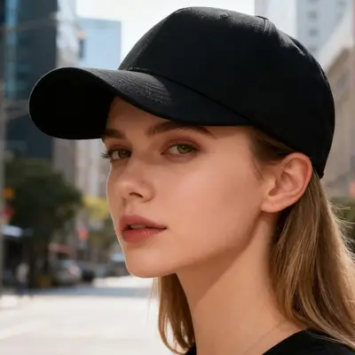 Wide-Brimmed Baseball Cap for Women Deep Duckbill Cap for Men