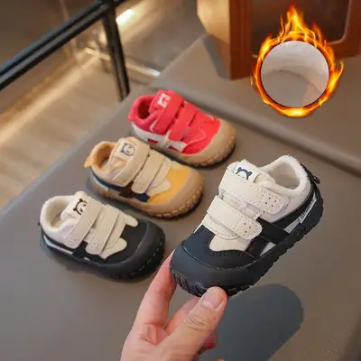 Toddler Shoes Winter Warm Cotton Non-Slip Sole 1-3Y