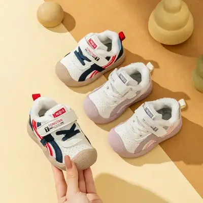 Baby Girl's Velvet Toddler Shoes Autumn Winter 0-2-3Y