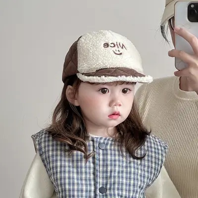 Baby Winter Wool Cap Windproof Warm Base Cap