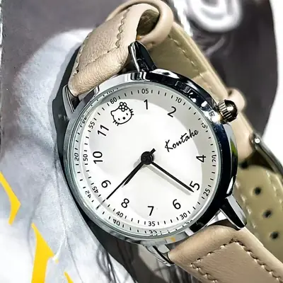 2025 New High School Student Exam Special High-Value Kt Simple Belt Fashion Quartz Watch