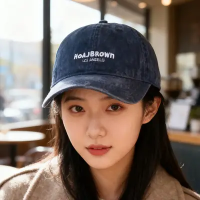 Maroon Embroidered Baseball Cap Large Head
