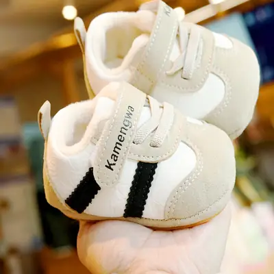 Baby Shoes Soft Sole Non-Slip Winter Fleece-Lined Thickeneded Beginner Baby Shoes 0-1 Years Old Toddler Shoes Warm