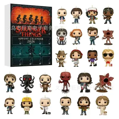 2026 Cross-Border Hot-Selling New Products Multi-Series Countdown Calendar Blind Box Decorative Flat Acrylic Pendant Gift