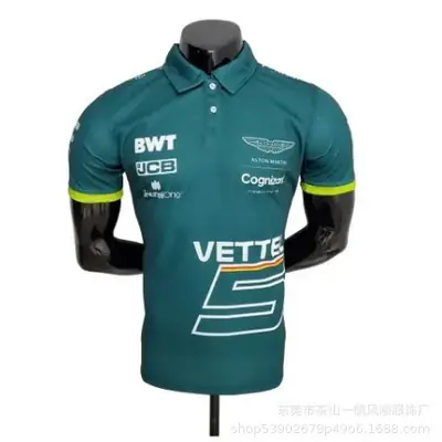 Fashionable New Style Versatile Racing and Off-Road Riding Clothing for Men, Short-Sleeved Polo Shirt, Comfortable, Wear-Resistant, Anti-Static