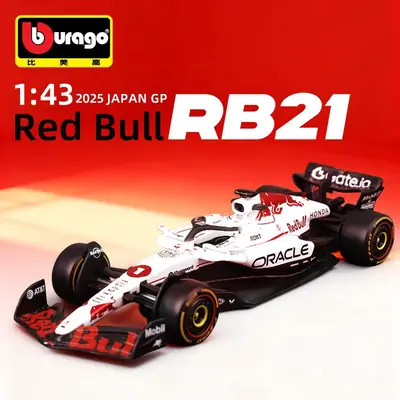 1:43 Bimei Red Bull Rb21F1 Japan Station Toy