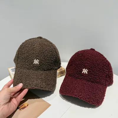 Korean Style Wool Cap Brown Winter Warm