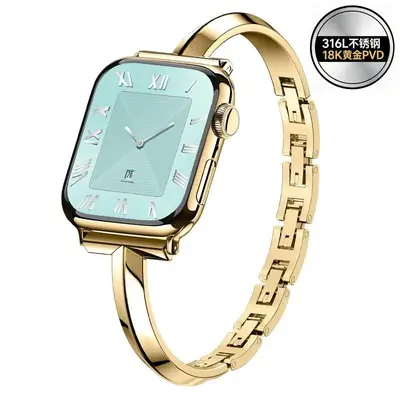 Bracelet Style Bracelet Style 316L Stainless Steel Suitable for Apple Watch Strap Applewatch Full Model Ultra