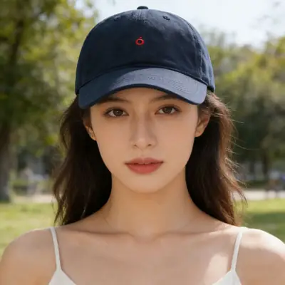 Women's Maroon Duckbill Cap Large Bristle Casual Hat