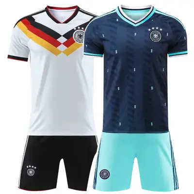 2026 World Cup Germany Home and Away Football Uniform Set Quick-Drying Men's New Cross-Border Football Uniform Short-Sleeved Jersey Summer