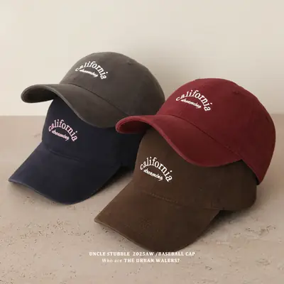 California Letter Embroidered Baseball Caps for Men Women