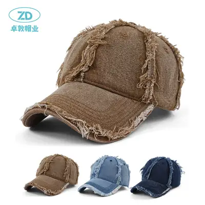 Los Angeles Vintage Washed Denim Cap for Men