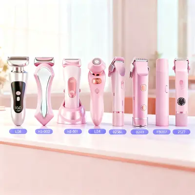 Cross-Border New Private Parts Armpit Hair and Leg Hair Women's Shaver Electric Double-Head Hair Removal Instrument Body Hair Shaving Instrument