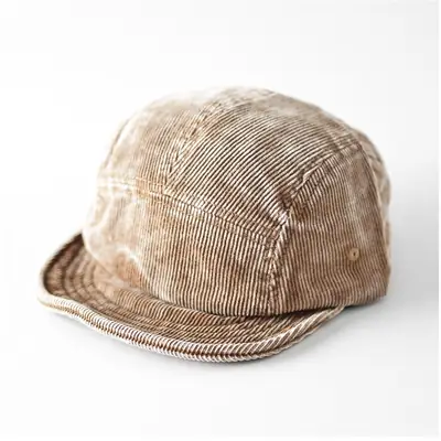 Vintage Distressed Corduroy Baseball Cap Unisex