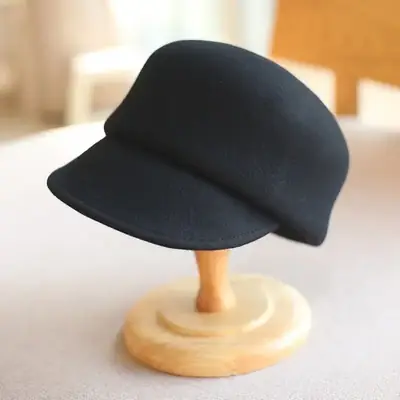 Men Woolen Winter Equestrian Cap Tan