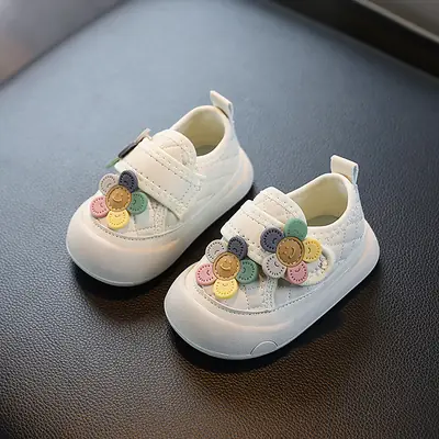 Baby Girl Shoes Princess Soft Sole Breathable 2025 Autum New Toddler Shoes Baby Soft Sole Fashion Children's Shoes