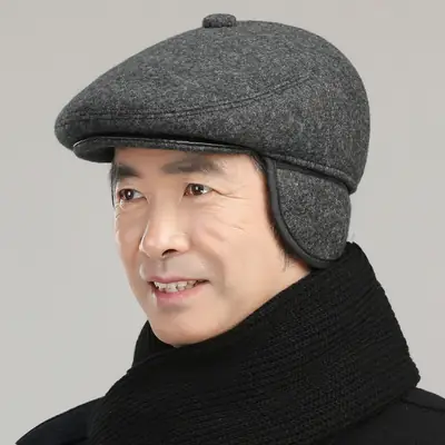 Wool Dad Hat for Men Spring Autumn Winter