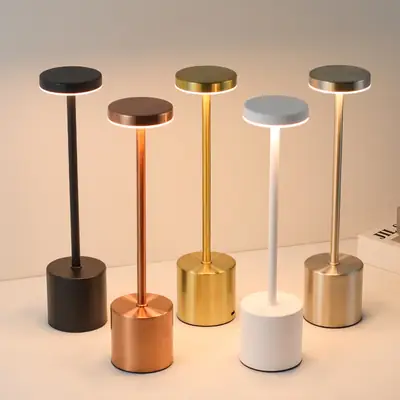 Metal Touch LED Desk Lamp USB Charging Modern Night Light