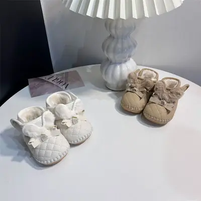 Baby Winter Plush Shoes 0-1Yr Warm Anti-Fall