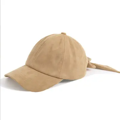 Black Tan Windproof Baseball Cap for Women