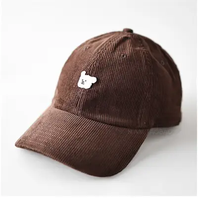 Red Cartoon Paw Button Cap for Kids