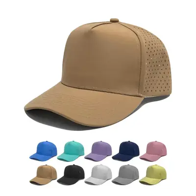 Black Women's Peaked Cap with Mesh Back