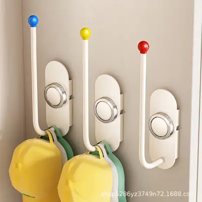 No-Drill Hat Organizer for Bedroom Door Back