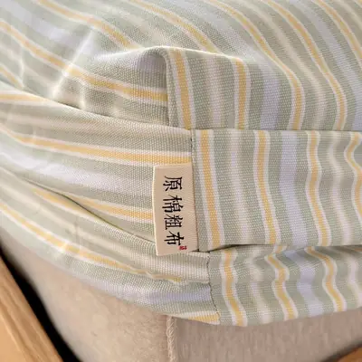 100% Pure Cotton Old Coarse Cloth Fitted Sheet Single Piece Full Cotton Mattress Protector Dust Cover Non-Slip Bed Sheet Bed Cover Protector