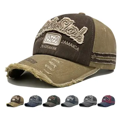 Retro Embroidered Duckbill Cap Unisex 56-58cm