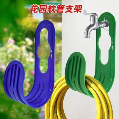 Wall-Mounted Garden Retractable Hose Storage Rack for Home Use, Outdoor Faucet Hook Garden Hose Organizer