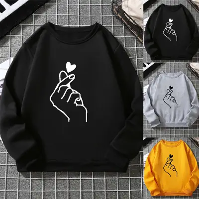 Autumn trendy printed sweater women's 2022 new hooded casual coat women's ins large size hoodie