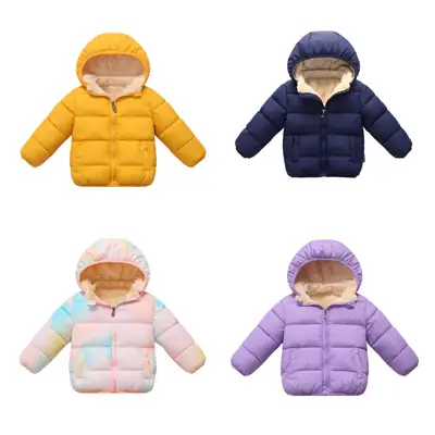Children's down Jackets for Boys and Girls, Lamb Velvet Winter Jackets, Baby Winter Jackets, Kidsren's Baby Thickeneded Jackets