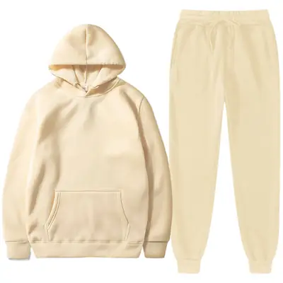 Men's suit cross-border foreign trade pullover sweater sports suit sweater suit fashion fleece men's hoodie