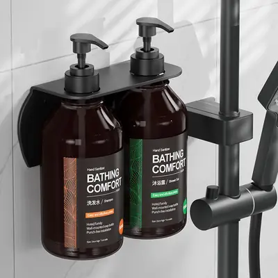 Bathroom Hotel Manual Soap Dispenser Hotel Wall-Mounted Shower Gel Shampoo Box Soap Dispenser Hand Sanitizer Bottle